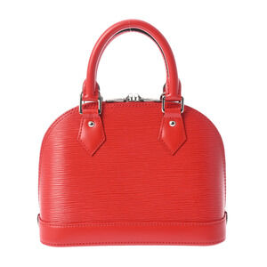 Louis Vuitton Epi Alma Coquelicot Red Leather Handbag